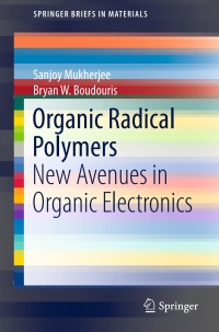 Imagen de portada: Organic Radical Polymers 9783319585734