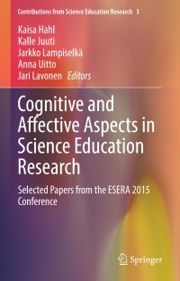 صورة الغلاف: Cognitive and Affective Aspects in Science Education Research 9783319586847
