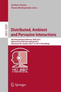Cover image: Distributed, Ambient and Pervasive Interactions 9783319586960