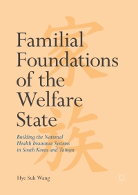 Cover image: Familial Foundations of the Welfare State 9783319587110