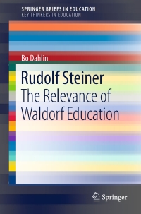 Cover image: Rudolf Steiner 9783319589060