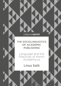 Cover image: The Sociolinguistics of Academic Publishing 9783319589398