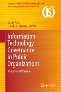 Imagen de portada: Information Technology Governance in Public Organizations 9783319589770