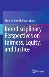 Cover image: Interdisciplinary Perspectives on Fairness, Equity, and Justice 9783319589923