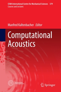 Cover image: Computational Acoustics 9783319590370