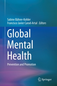 Cover image: Global Mental Health 9783319591223