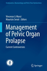 Cover image: Management of Pelvic Organ Prolapse 9783319591940