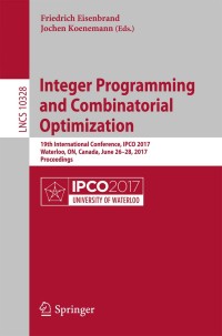 表紙画像: Integer Programming and Combinatorial Optimization 9783319592497