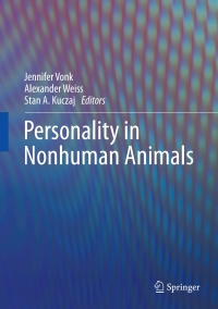 Imagen de portada: Personality in Nonhuman Animals 9783319592992