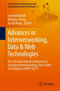 Cover image: Advances in Internetworking, Data & Web Technologies 9783319594620