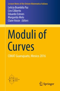 Cover image: Moduli of Curves 9783319594859