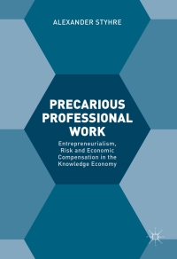 Cover image: Precarious Professional Work 9783319595658