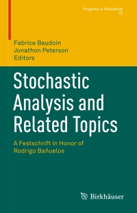 Cover image: Stochastic Analysis and Related Topics 9783319596709