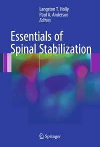 Cover image: Essentials of Spinal Stabilization 9783319597126