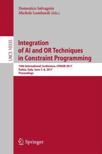 Cover image: Integration of AI and OR Techniques in Constraint Programming 9783319597751