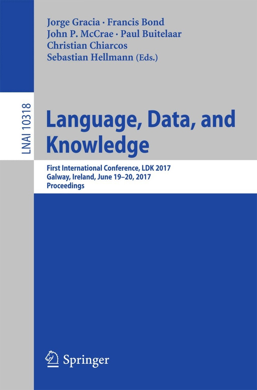 Language  Data  and Knowledge (eBook)