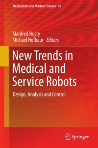 Cover image: New Trends in Medical and Service Robots 9783319599717