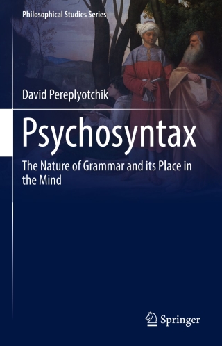 Cover image: Psychosyntax 9783319600642