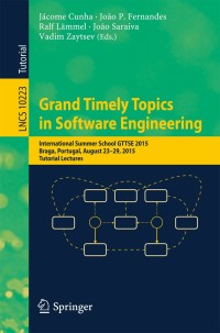 Imagen de portada: Grand Timely Topics in Software Engineering 9783319600734
