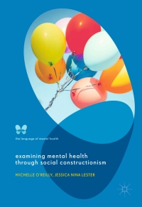 Titelbild: Examining Mental Health through Social Constructionism 9783319600949