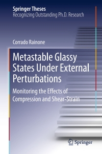 Immagine di copertina: Metastable Glassy States Under External Perturbations 9783319604220