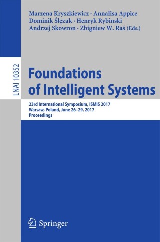 Imagen de portada: Foundations of Intelligent Systems 9783319604374