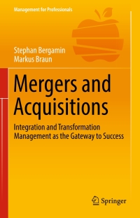 Titelbild: Mergers and Acquisitions 9783319605036