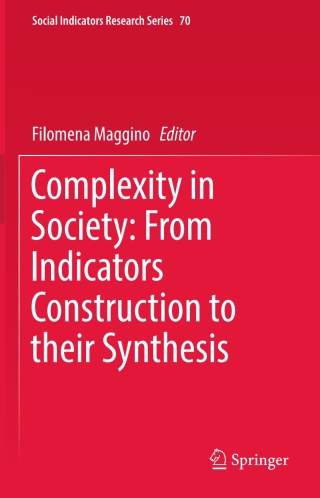 Cover image: Complexity in Society: From Indicators Construction to their Synthesis 9783319605937