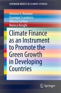 Imagen de portada: Climate Finance as an Instrument to Promote the Green Growth in Developing Countries 9783319607108