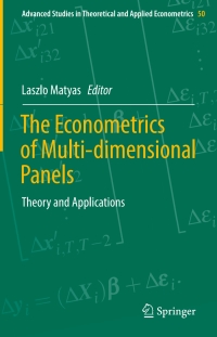 صورة الغلاف: The Econometrics of Multi-dimensional Panels 9783319607825