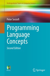 Cover image: Programming Language Concepts 2nd edition 9783319607887