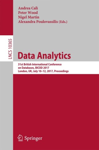 Imagen de portada: Data Analytics 9783319607948