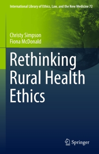 Imagen de portada: Rethinking Rural Health Ethics 9783319608099