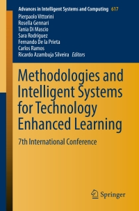 Cover image: Methodologies and Intelligent Systems for Technology Enhanced Learning 9783319608181