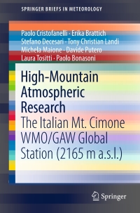 Immagine di copertina: High-Mountain Atmospheric Research 9783319611266
