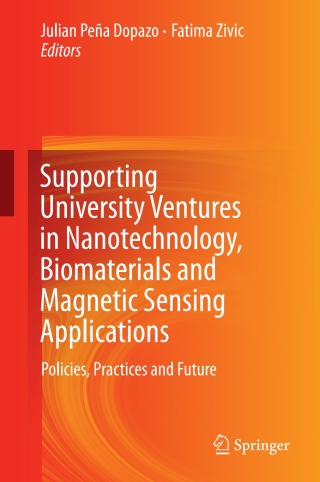 Imagen de portada: Supporting University Ventures in Nanotechnology, Biomaterials and Magnetic Sensing Applications 9783319612362