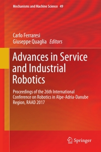 Cover image: Advances in Service and Industrial Robotics 9783319612751