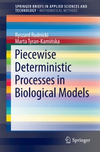 Immagine di copertina: Piecewise Deterministic Processes in Biological Models 9783319612935