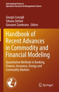 Titelbild: Handbook of Recent Advances in Commodity and Financial Modeling 9783319613185