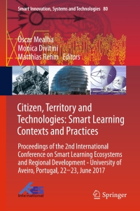 Titelbild: Citizen, Territory and Technologies: Smart Learning Contexts and Practices 9783319613215