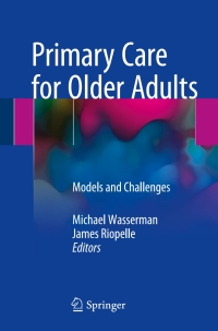 Cover image: Primary Care for Older Adults 9783319613277