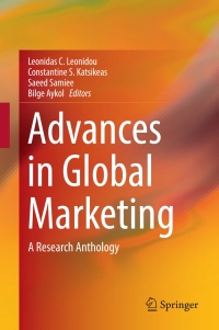 صورة الغلاف: Advances in Global Marketing 9783319613840