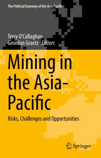 Imagen de portada: Mining in the Asia-Pacific 9783319613932