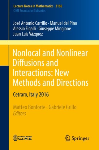Cover image: Nonlocal and Nonlinear Diffusions and Interactions: New Methods and Directions 9783319614939