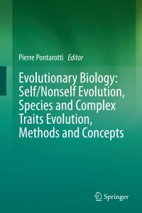 Imagen de portada: Evolutionary Biology: Self/Nonself Evolution, Species and Complex Traits Evolution, Methods and Concepts 9783319615684