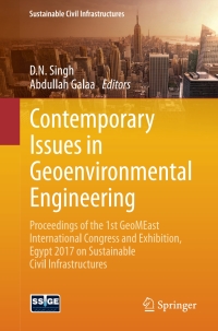 Cover image: Contemporary Issues in Geoenvironmental Engineering 9783319616117