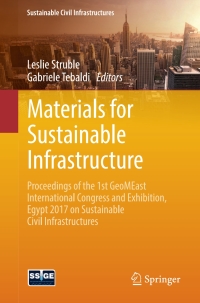 Cover image: Materials for Sustainable Infrastructure 9783319616322