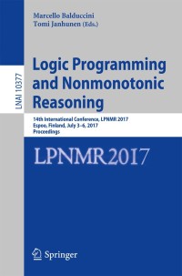Cover image: Logic Programming and Nonmonotonic Reasoning 9783319616599