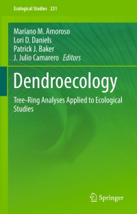 Imagen de portada: Dendroecology 9783319616681