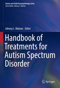 Imagen de portada: Handbook of Treatments for Autism Spectrum Disorder 9783319617374